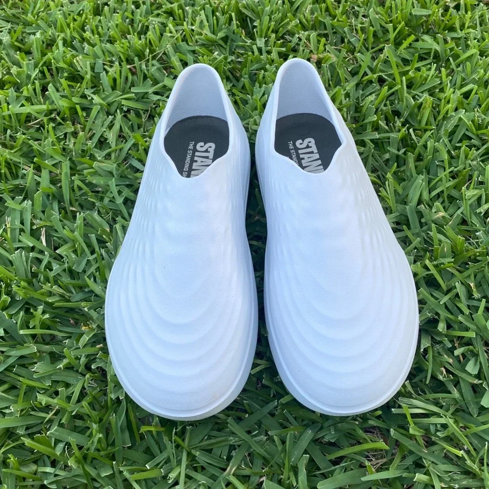 Men's White Slip-On Casual Comfort Loafers